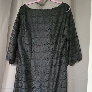 EUC Sz XL White House Black Market Lace Dress